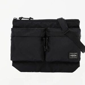 Porter - Yoshida & Co Force Technical Shoulder Bag — Black